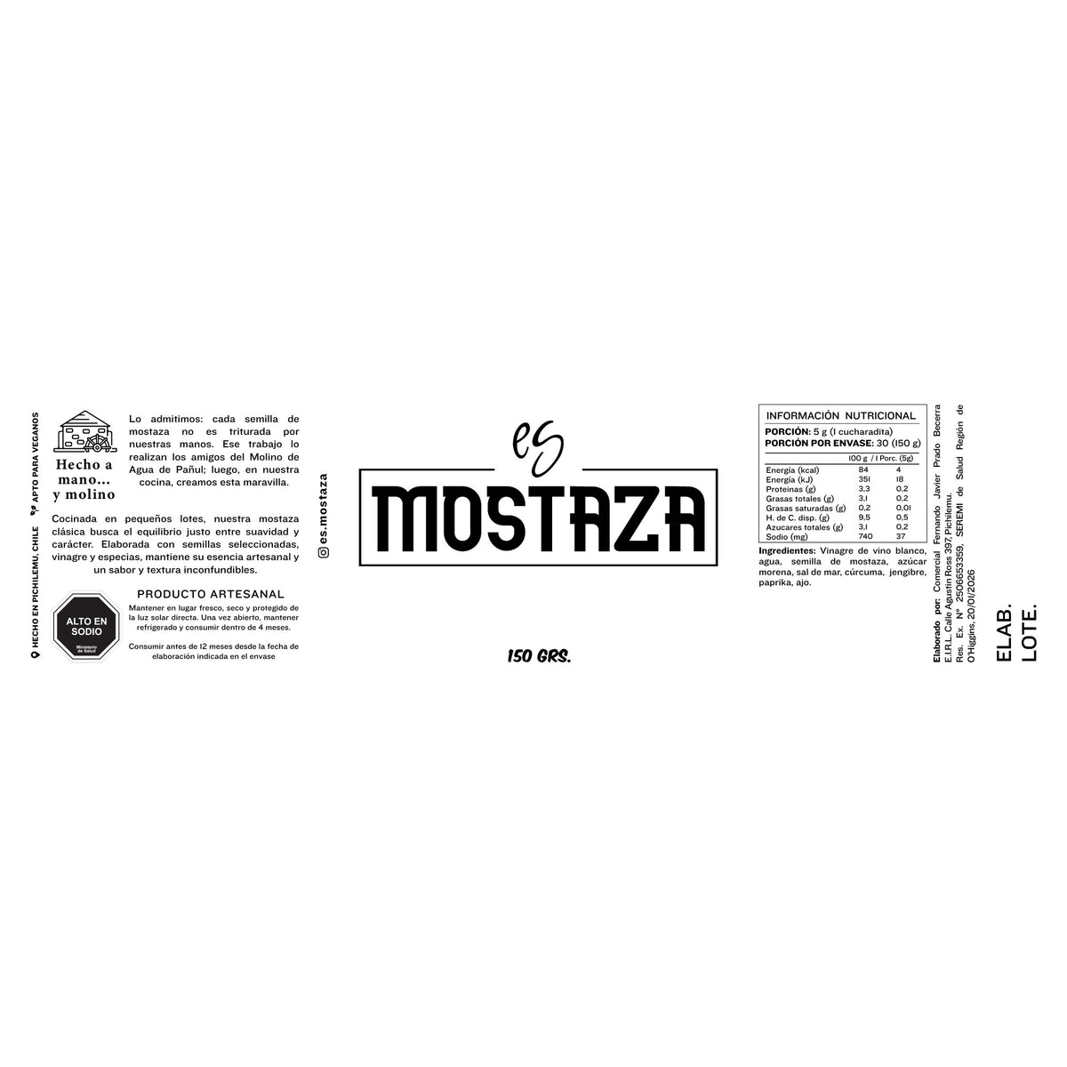 Es Mostaza Clásica 150 g